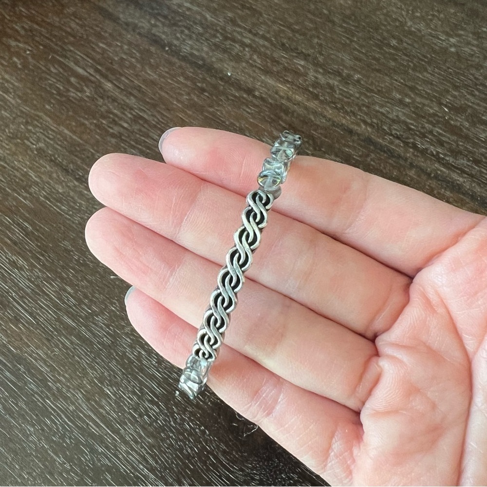 Alex and Ani Silver Indie Spirit Prism Winding Road Bracelet - Picture 5 of 7